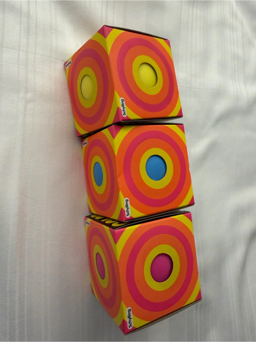 Needoh color change complete set ball yellow blue pink authentic